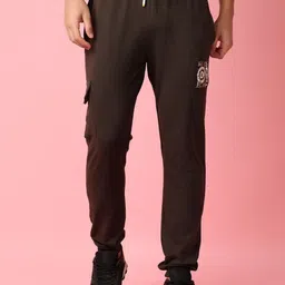 V-Mart Men Printed Cotton Mid Rise Joggers-image-76