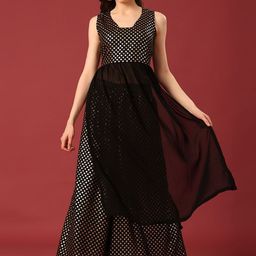 Poshak Hub Yoke Design Sequinned Straight Kurta with Palazzos-picture-54