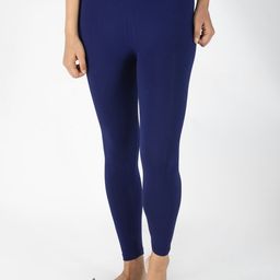 indian flower Women Solid Ankle Length Leggings-15
