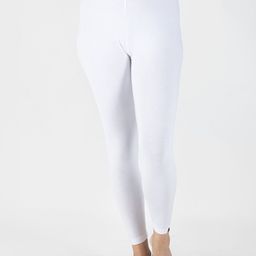 indian flower Women Solid Ankle Length Leggings-25