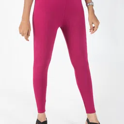 indian flower Women Solid Ankle Length Leggings-picture-46