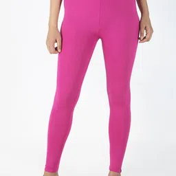 indian flower Women Plus Size Solid Ankle Length Leggings-image-71
