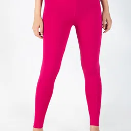 indian flower Women Solid Ankle Length Leggings-picture-32