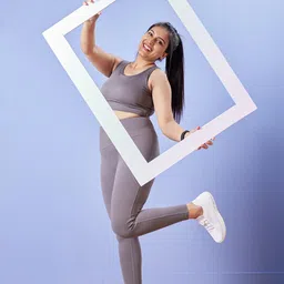 Blissclub Women Grey Super Stretchy & High Waisted The Ultimate Leggings-image-17