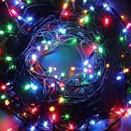 SPARK WORLD Blue Rice Shaped String Lights-28
