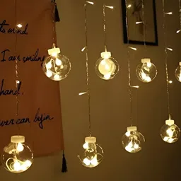 ENORMITY Yellow Ball Shaped String Lights-14