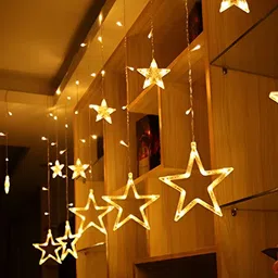 SPARK WORLD Yellow Star String Lights-22