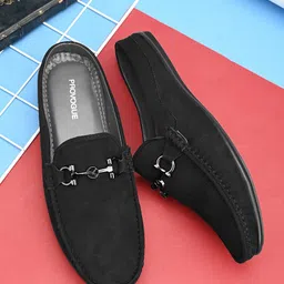 Provogue Men Colourblocked Suede Loafers-17