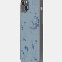 macmerise  Abstract Printed Impact Resistant iPhone 14 Plus Back Case Mobile Accessories-19