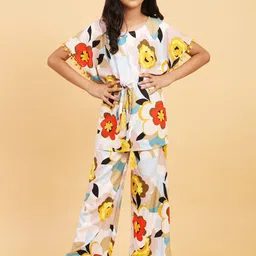 Ninos Dreams Girls Printed Tunic with Palazzos-image-56