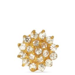 BHIMA BIS Hallmark 22K 916 Gold Stone-Studded Nose Pin-image-39