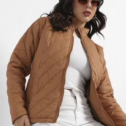 Campus Sutra Striped Windcheater Padded Jacket-picture-18