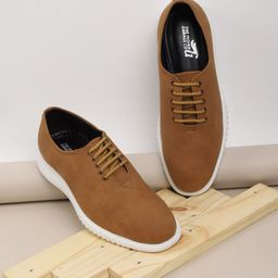 The Indian Garage Co Men Contrast Sole Suede Sneakers-picture-23