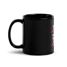 RISH Black & White Printed Ceramic Glossy Coffee Mug 325 ml-14