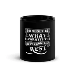 RISH Black & White Printed Ceramic Glossy Coffee Mug 325 ml-43