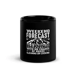 RISH Black & White Printed Ceramic Glossy Coffee Mug 325 ml-33