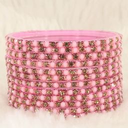 LAVAZZA Set Of 12 Zircon Stone Studded Bangle-18