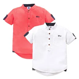 TONYBOY Boys Pack of 2  Multicoloured Premium Casual Shirt-image-69