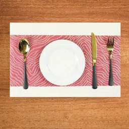 UniKart Red & Blue 6 Pieces Printed Table Placemats-16