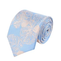 KOVOVE Men Blue & Beige Woven Design Broad Tie-image-32
