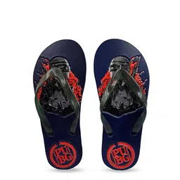Pampy Angel Men Black & Navy Blue PUBG Printed Water Resistant Room Slippers-picture-54