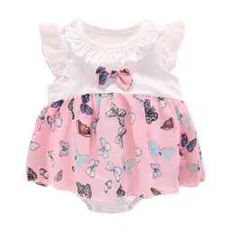 StyleCast RuffleDetail Conversational Print Rompers-image-63