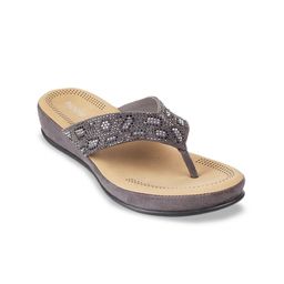 Mochi Embellished Open Toe Wedges-56
