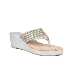 Inc 5 Embellished Open Toe Wedges image 4