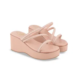 Shoetopia Embellished Party Wedge Sandals-picture-38