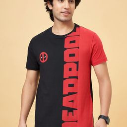SF JEANS by Pantaloons Men Printed Round Neck Cotton Slim Fit Tshirt-image-133