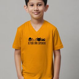Friskers Boys Typography Printed Slim Fit Pure Cotton T-Shirt-image-65