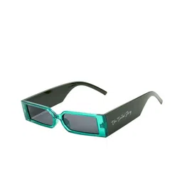 The Tinted Story Unisex Rectangle Sunglasses with UV Protected Lens TTS171 GR-30