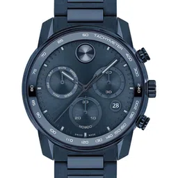 MOVADO Men Brass Dial & Stainless Steel Straps Analogue Chronograph Watch 3600868-49
