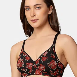 Triumph Floral Printed Lightly Padded Non Wired All Day Comfort Seamless Bra-picture-51