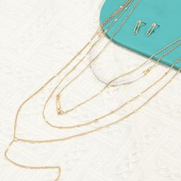 AMI Gold-Plated Layered Jewellery Set-image-20