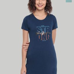 Duchess Women Pack Of 2 Printed Drop-Shoulder Lounge T-Shirt-picture-17