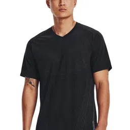 UNDER ARMOUR Run Anywhere Breeze Striped Slim Fit V-Neck T-Shirt-image-80