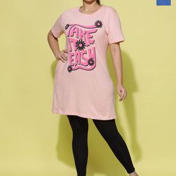9shines Label Pack Of 2 Graphic Printed Cotton Longline Lounge T-Shirts-image-72