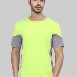 DIDA Colourblocked Round Neck Light Weight Dri-FIT Comfort Fit Sports T-shirt-image-79