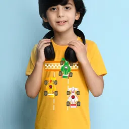 NUSYL Boys Yellow T-shirt-picture-29
