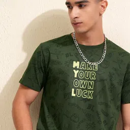KETCH Men Typography Printed Round Neck T-shirt-image-60