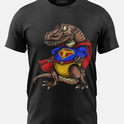 BAESD Boys Super T-Rex Graphic Printed Cotton T-shirt-picture-4