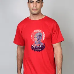 FFLIRTYGO Men Red Printed T-shirt-image-86