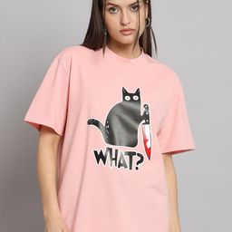 GRIFFEL Graphic Printed Drop-Shoulder Sleeves Cotton Oversized T-shirt-image-97