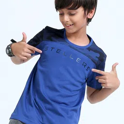 STELLERS Boys Typography Printed Applique T-shirt-image-65