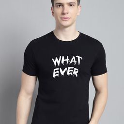 FBAR Typography Printed Round Neck Cotton T-shirt-picture-31