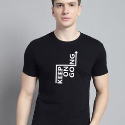 FBAR Typography Printed Cotton T-shirt-image-66