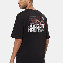 Mad Over Print Typography Printed Oversized Cotton T-shirt-image-71