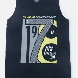 Palm Tree Boys Typography Sleeveless Cotton T-shirt-picture-53