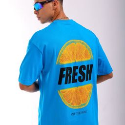 The Indian Garage Co Men Typography Printed Oversized T-shirt-image-56
